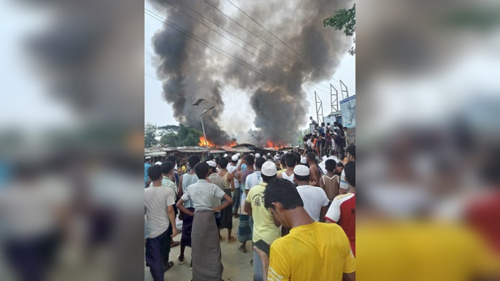 রোহিঙ্গা ক্যাম্পে আবারও আগুন, নিয়ন্ত্রণে ৭ ইউনিট